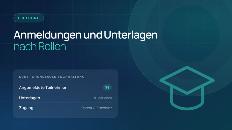 Vorschau der Weblösung für die Branche Bildung und Weiterbildung